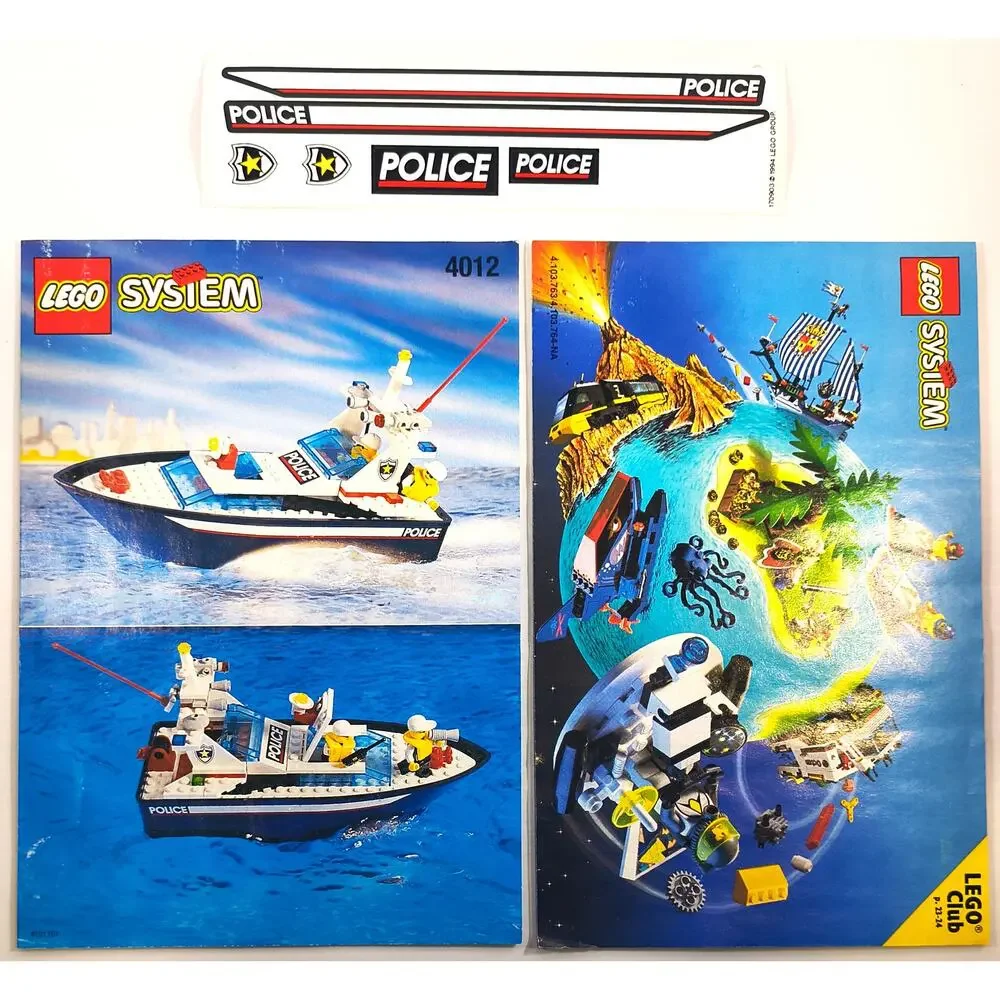 LEGO 4012 Systems WAVE COPS, Complete, Used, See Pics/Description. - Picture 14 of 16